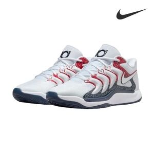 Nike KD 17 
White/Obsidian-University Red Nike